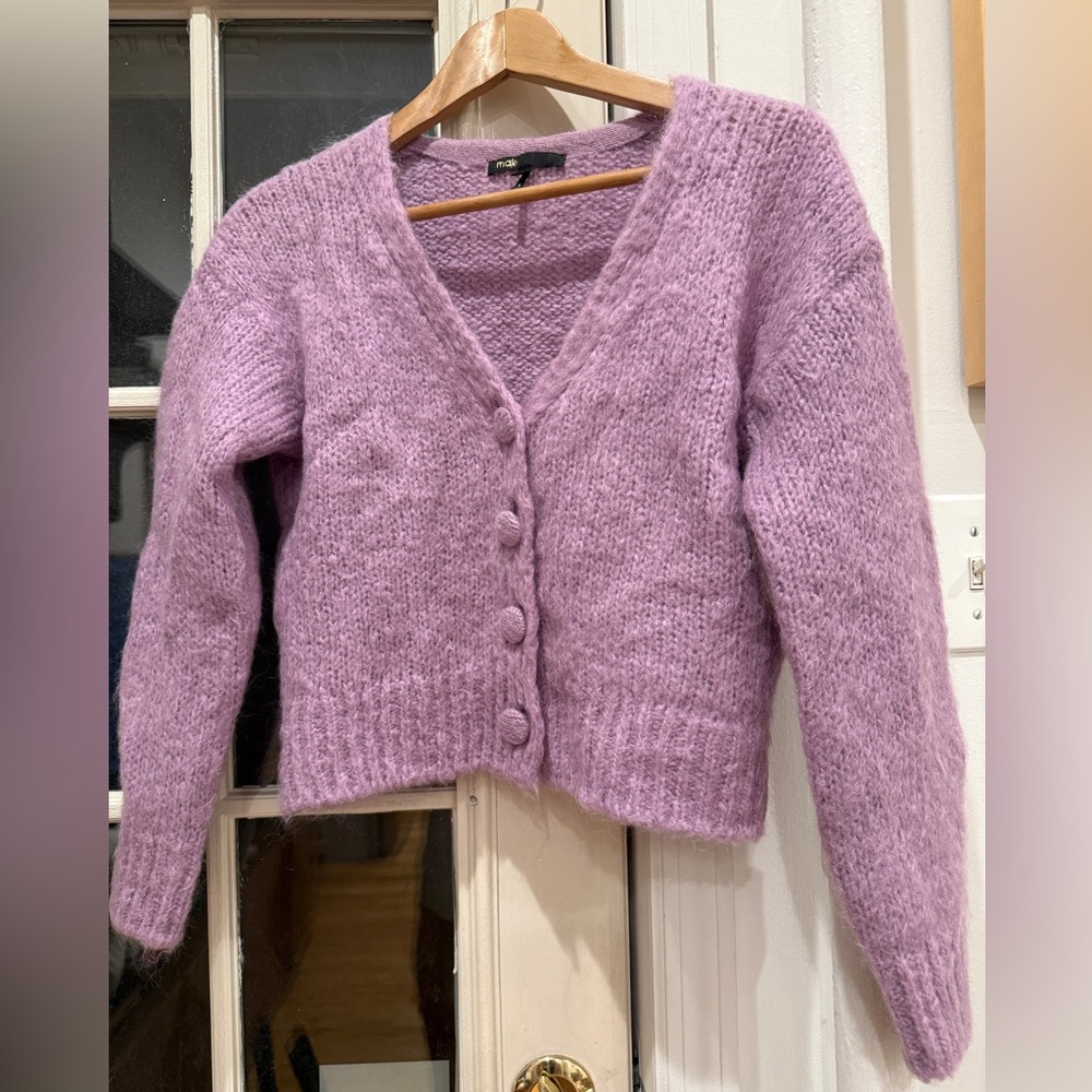 Maje Brushed Cardigan